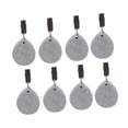 thumbnail image 3 of jifeng 8 Pcs Poids pour Nappe Poids pour Rideau pour Rideau de Douche Fête Extérieure Gris 4 cm, 3 of 9