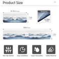 thumbnail image 3 of Yayeee Faucet Mat for Kitchen Sink 14.7" Diatomite Long Splash Guard Pad, Watercolor Mountains, 2 Pack, 3 of 7