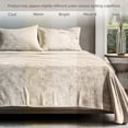 thumbnail image 5 of Bare Home Microplush Fleece Sheet Set - Ultra Soft - Deep Pocket - Twin XL, Sand, 5 of 9