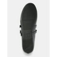 thumbnail image 5 of No Boundaries Faux Leather Mary Jane Flats with Double Straps, Women's, 5 of 5