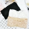 thumbnail image 7 of Women's Strapless Lace Bandeau Bra Padded Tube Top Transparent Straps, 7 of 7