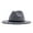 Grey, variant on HNMKIU Classic Womens Wide Brim Wool Fedora Hat with Adjustable Buckle Belt for Stylish Sun Grey,One Size