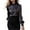 Black, variant on Silk Satin Blouses for Women Spring Dressy Tie Neck Shirt Casual Long Sleeve Blouses Office Work Trendy Silky Tops White XL