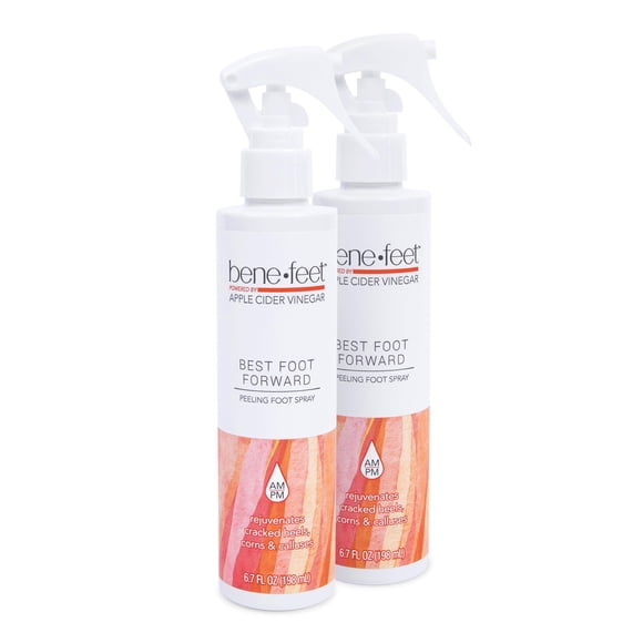 Spray exfoliante Benefeet Best Foot Forward 200 ml (paquete de 2)