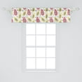 thumbnail image 2 of Ambesonne Tropical Window Valance, Bicolour Exotic Papaya, 54" X 12", Pink Yellow, 2 of 3