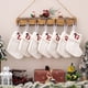 thumbnail image 3 of Bolsa de regalo de calcetines de Navidad con letras bordadas blancas de punto para niños con decoración navideña -ELE.MX, 3 of 4