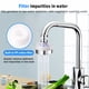 thumbnail image 2 of Grifo de fregadero de cocina con filtro para el hogar, grifo de agua universal a prueba de salpicaduras, rociador de boquilla de plástico, rociador Scienceny HA000276-05B, 2 of 6