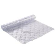 Bath Bliss Extra Long Aqua Gel Rectangular Bath Mat in Clear