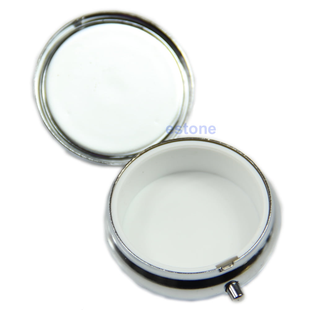 GRJIRAC Small Pill Box Mini Pill Organizer Portable for Purse Pocket