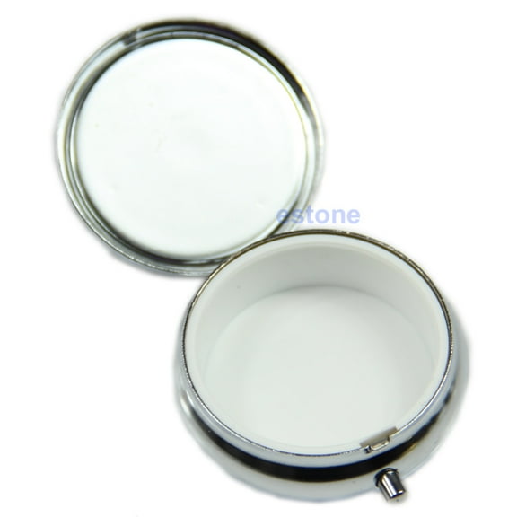 GRJIRAC Small Pill Box Mini Pill Organizer Portable for Purse Pocket,Travel Pill Case Medicine Storage Container Earplug Case