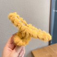 thumbnail image 1 of Pinza de pelo grande de felpa para mujer, para otoño e invierno, con lazo, con forma de tiburón, para tocado, 1 of 1