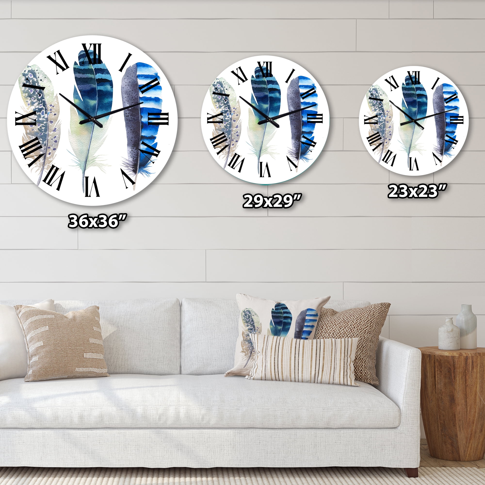 Designart 1" Quartz Bohemian Wall Clock