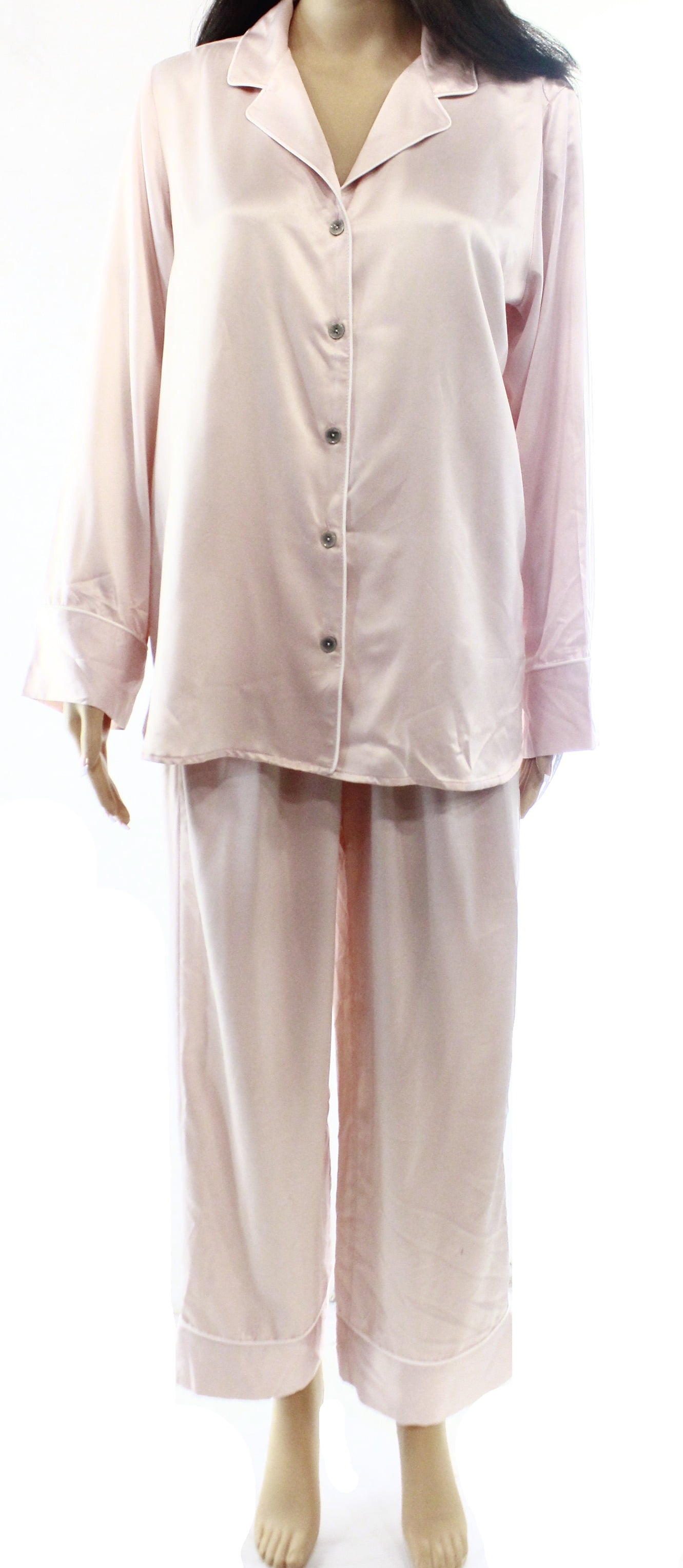 Natori Natori NEW Pink Blush Women's Size Medium M Satin Pajama Set