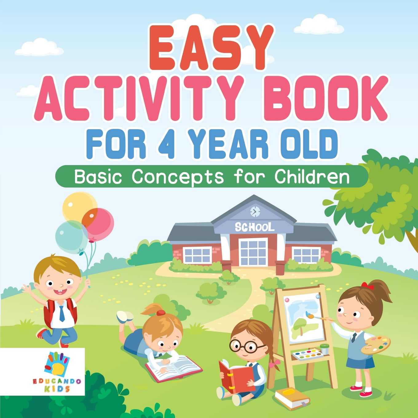 Basic activity. Easy book. Book idea for 4 year old. Children activity book from 2000.