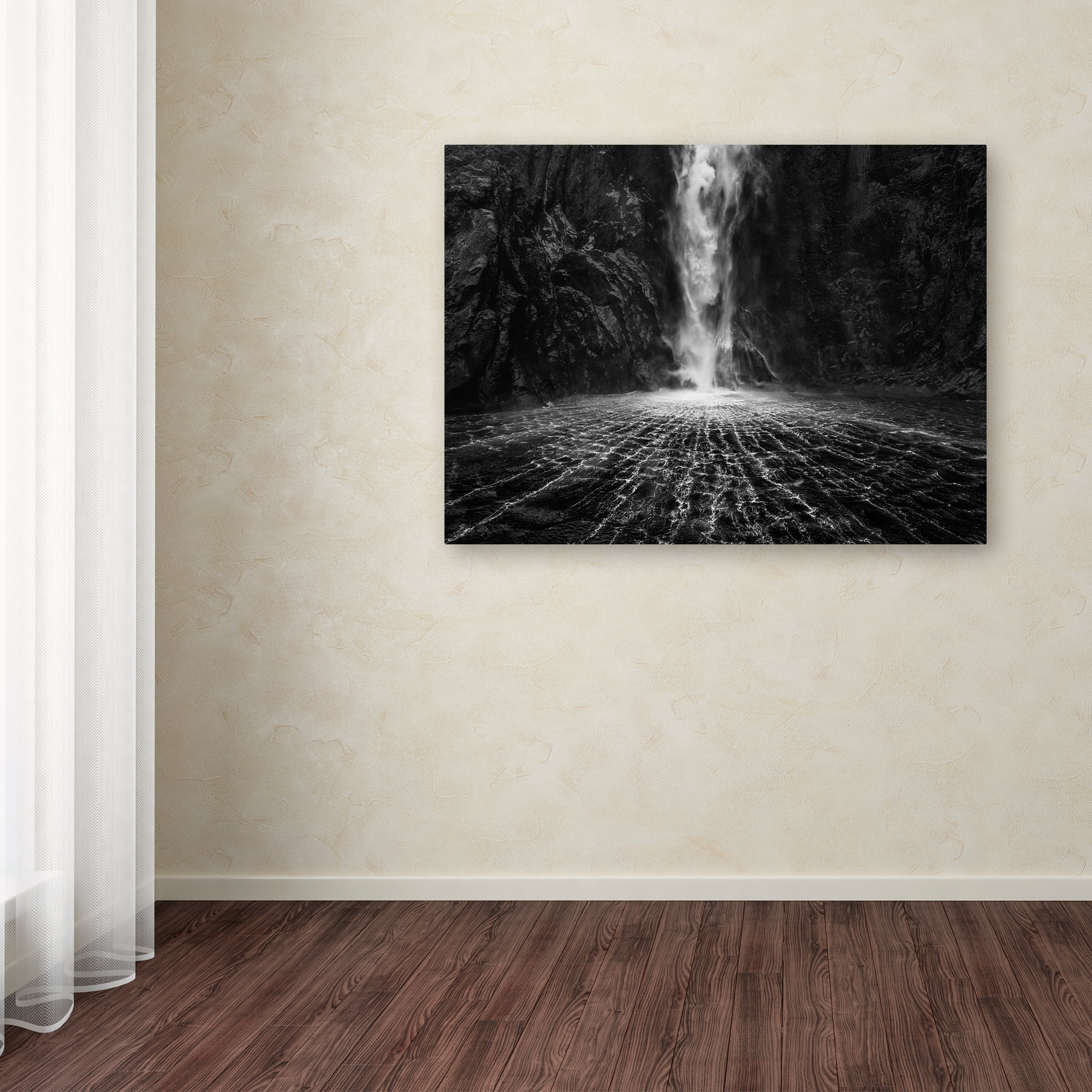 Fei Shi 'Sky Fall' Canvas Art
