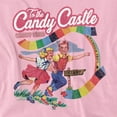 thumbnail image 2 of Candy Land to The Candy Castle Women's T Shirt, Pink, 2X-Large, 2 of 6