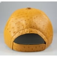 thumbnail image 3 of Exotic Cap Genuine Ostrich Leather  Adult Size Adjustable color Buttercup, Gorra de Avestruz original, 3 of 3
