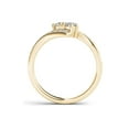 thumbnail image 3 of 1/2 Carat T.W. Diamond 10kt Yellow Gold Two-Stone Bypass Band, 3 of 5