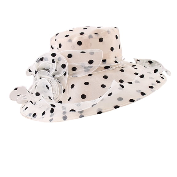 GZWYHT Tea Party Hats For Women，Headband Flower Cocktail Mesh Fascinatorss Hair Clip Kentucky Derby Hat Wedding Cocktail Tea Party Wedding Sun Hat Summer Ruffles Cap