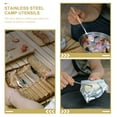 thumbnail image 3 of Ensemble d'Ustensiles de Camping en Acier Inoxydable, Ustensiles de Voyage Multifonctions, 3 of 8