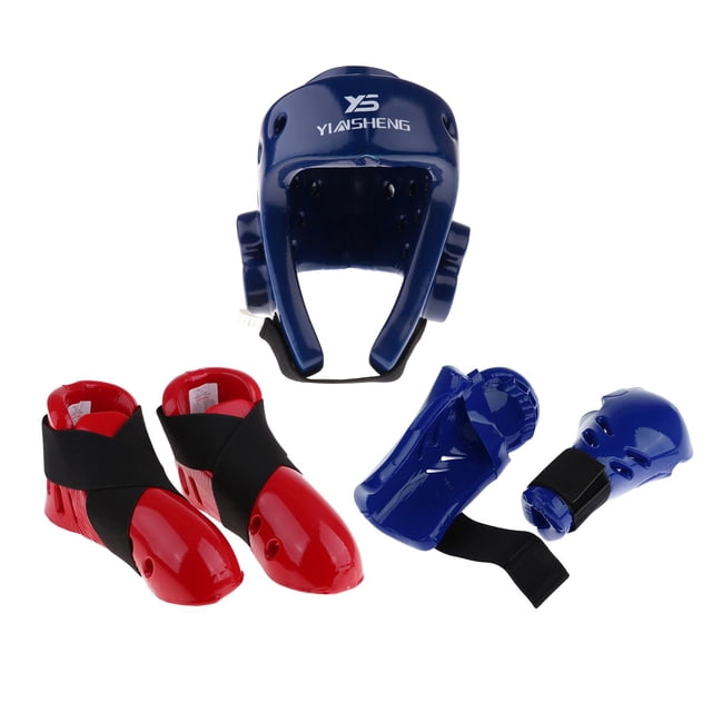 Equipo de protección Macarena Casco de boxeo Guantes MMA Guardia de Pie
