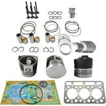 D1102 Engine Overhaul Rebuild Kit (No cylinder liner) For Kubota D1102 D1102A D1102AE Engine L235 L235DT L2350 L235F L1802 L2050 L2050DT Tractor Piston Diameter 76mm