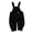 Black, variant on Baby Boys and Girls Bib Overalls Button Suspender Pants Romper Loose Jumpsuit Solid Straps Trousers (Black, 3-4 Years)
