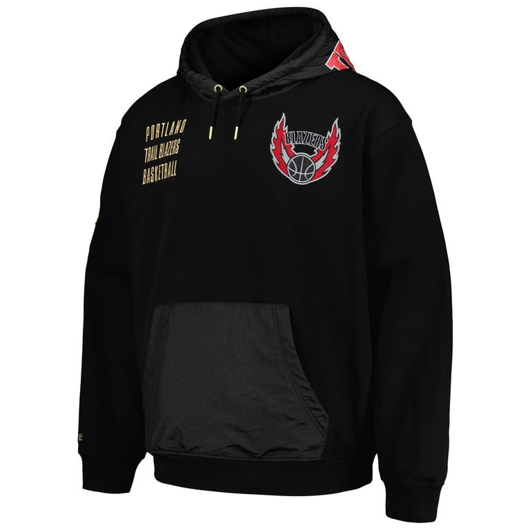 Men's Mitchell Ness Black Portland Trail Blazers Team OG
