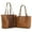 Light Brown, variant on Montana West Tote Bag for Women Large Purse and Handbags Set Embossed Collection Purse 2Pcs Set