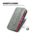 thumbnail image 5 of Dteck Case for Samsung Galaxy S20 FE(6.5 inches),Luxury Magnetic Leather Wallet Card Holder Flip Cover Protective Shockproof Kickstand S20 FE 5G Phone Case ,Gray, 5 of 7