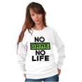 thumbnail image 4 of No Game No Life Unisex Plus Fleece Graphic Sweatshirt Brisco Brands 4X, 4 of 5