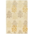 thumbnail image 1 of Aspire Wool Damask Ivory & Gold 8' x 11' Area Rug, 1 of 4