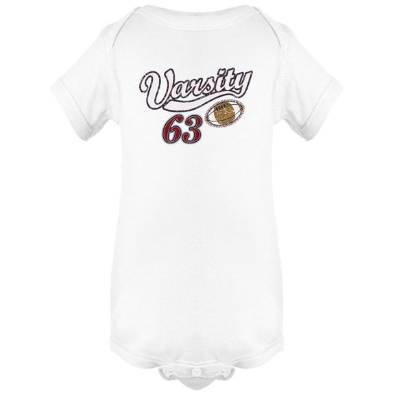 Varsity 63 Football Bodysuit Infant -Image by Shutterstock, 12 Months