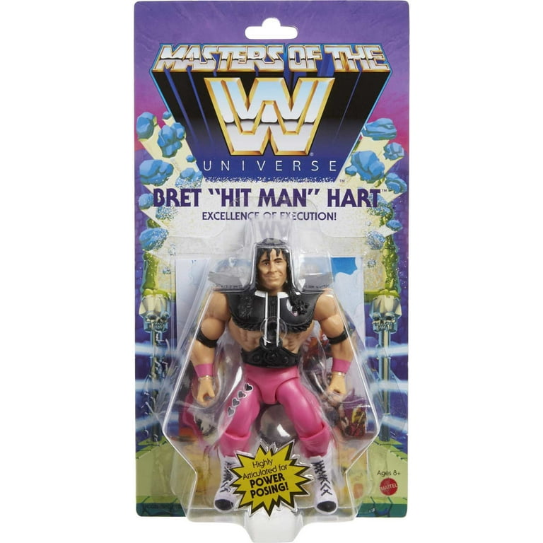 WWE Masters of the Universe Bret Hit Man Hart Action Figure