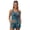 Boho Mandala Flowers, variant on chaqlin Tropical Hibiscus Art Tankini Swimsuits for Women's Hawaiian 2 Piece Bikini Sets Bathing Suit with Short Swimwear for Beach Hawaiian Travel L