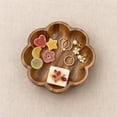 thumbnail image 4 of Viflosae Wooden Serving Tray for Living Room Coffee Table Snack Fruit Storage and Organization, 4 of 7