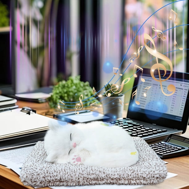 Simulation Kitty Car Activated Carbon Ornaments Cute Kitty Shape That Can Meow Deodorizing And Decorating The Car Activated Carbon Material Interesting