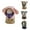Beige-a, variant on Children's Balaclava Hat Scarf Set 2 in 1 Toddler Warm Windproof Knitted Beanie Hats with Neck Warmer for Cold Weather Baby Beanies 4-10 Years