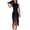 Black, variant on Qiopertar Ruffled Sleeveless Dress for Women Round Neck Irregular Hem Formal Dress Casual Fashion Party Beach Travel Cocktail Night Out Elegant A-Line, Green M