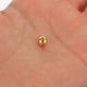 thumbnail image 2 of 100pcs Mini Bell Pendants Small Bell Pendant Crafts Bells Jewelry Making Bell Doll Clothes Accessory, 2 of 4