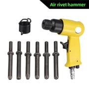 Pneumatic Air Rivet Hammer Professional Handheld Semi-Tubular Rivets/Solid Rivets Round Head Nails Riveter M3 M4 M5 M6 - Multi-Purpose Tool