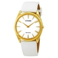 thumbnail image 4 of Citizen Women's Eco-Drive Stiletto White Leather Strap Watch, 4 of 5