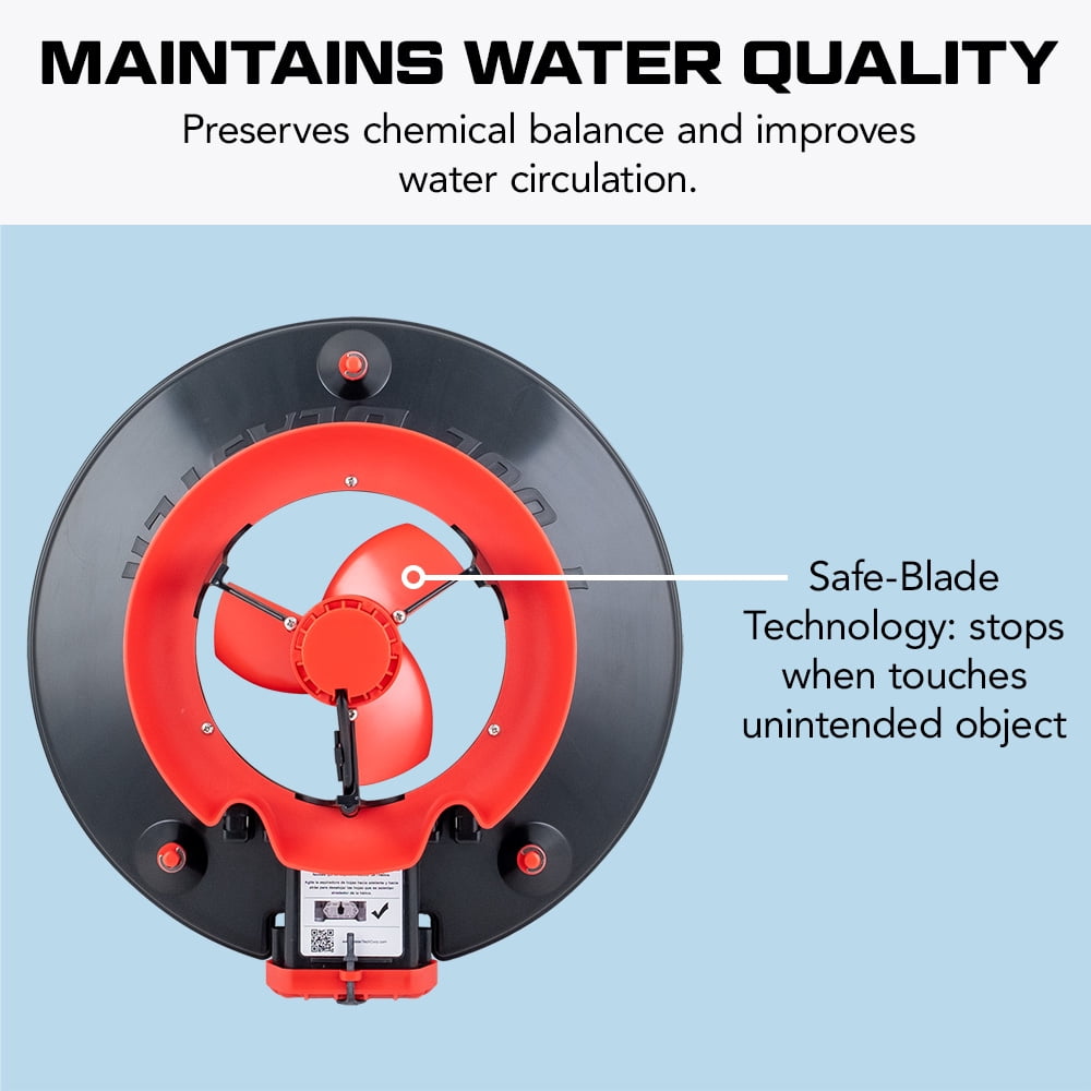 POOL BLASTER Leaf Vac Recharge Cordless Pool Leaf Vacuum & Skimmer, Swimming Pool Leaf Catcher with Heavy Duty Mesh Bag, for Inground and Above Ground Pools