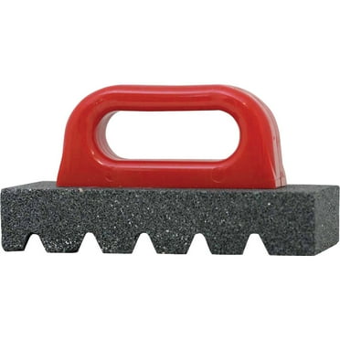 Do it Best 8 In. Fluted Rubbing Brick with Handle 6068