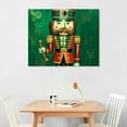 thumbnail image 3 of Nawypu Wall Art Canvas Print Nutcracker Pictures for Christmas - Soldier Painting Artwork for Home Art, 3 of 5