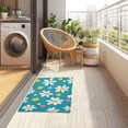 thumbnail image 4 of Yayeee Doormat for Indoor Entrance 32" x 20" Non Slippery Floor Rug, Small Daisy, 4 of 8