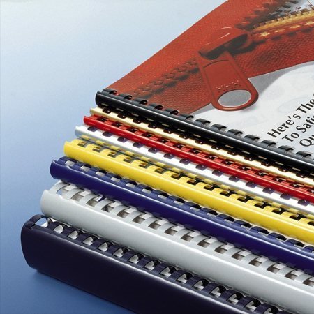 HOP PB0319R-BK Peignes de Reliure 5/16 Po. 45 Feuilles Noir - 100 Unités (Lot de 1)