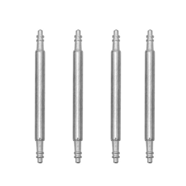 Milisten 4PCS 16mm Silver Watch Band Spring Bars Strap Link Repair tool Watchmaker Stainless steel Watch Accessories Kit Set
