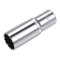 thumbnail image 1 of Unique Bargains 1/2-inch Drive 12-Point Deep Socket Cr-V  21mm, 1 of 3