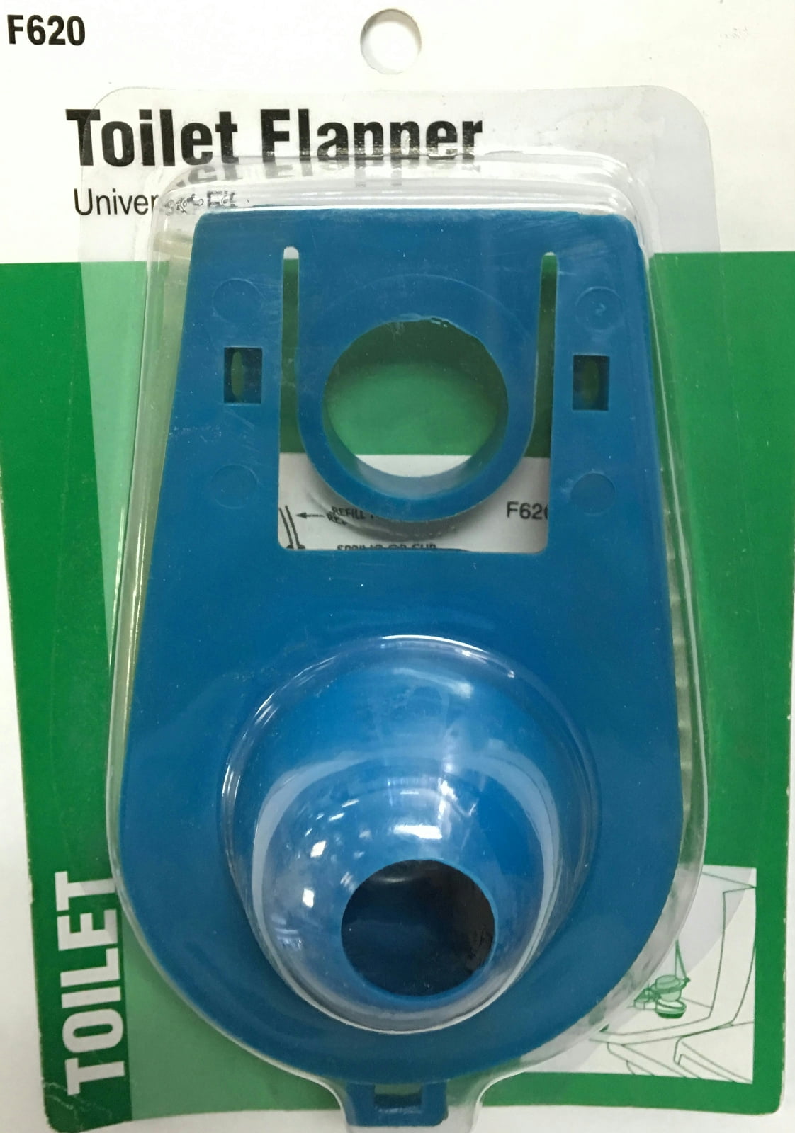 Home & Garden Bath Unlimited Universal Blue Rubber Toilet Flapper F620